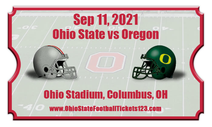 Ohio State Buckeyes vs Oregon Ducks Football Tickets | 09/11/21