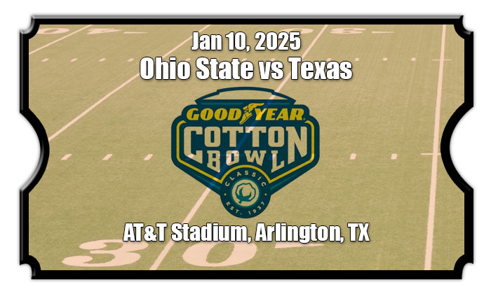 Cotton Bowl Ohio State Vs Texas